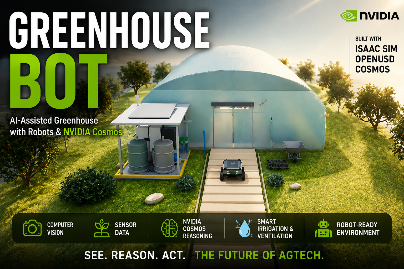 AI Greenhouse Digital Twin